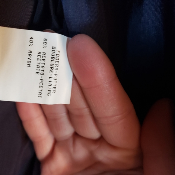 "Cheap and Chic" by Moschino Dbl-Breasted Navy Jacket 8ish - Picture 4 of 12